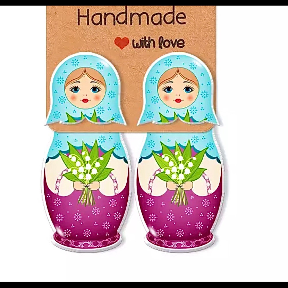 Lily Matryoshka - Earrings